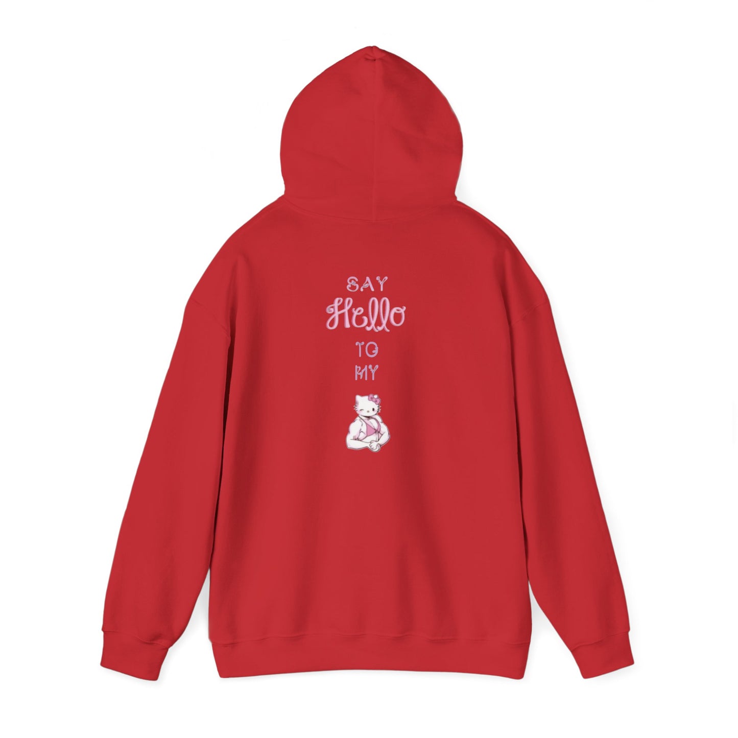 Muscular Hello Kitty Hoodie