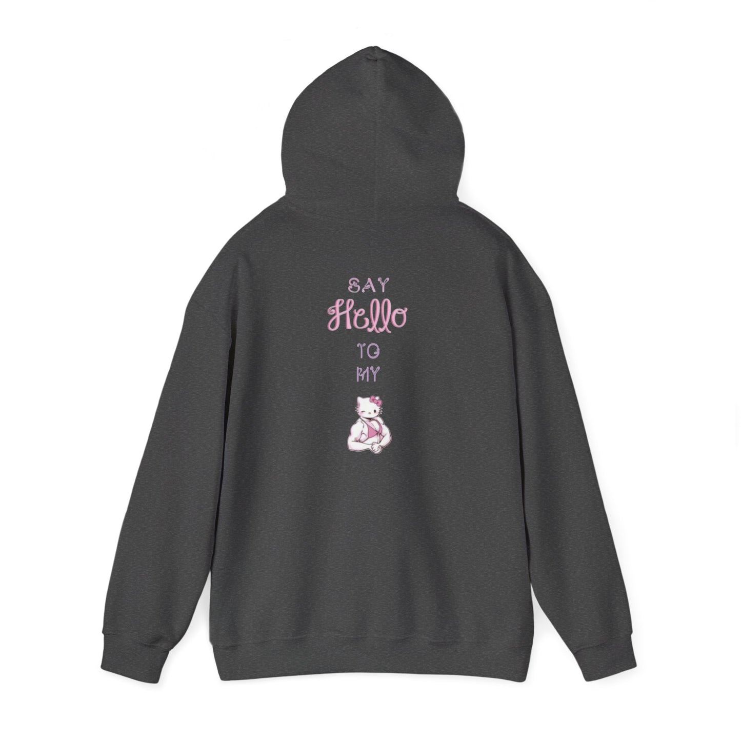 Muscular Hello Kitty Hoodie