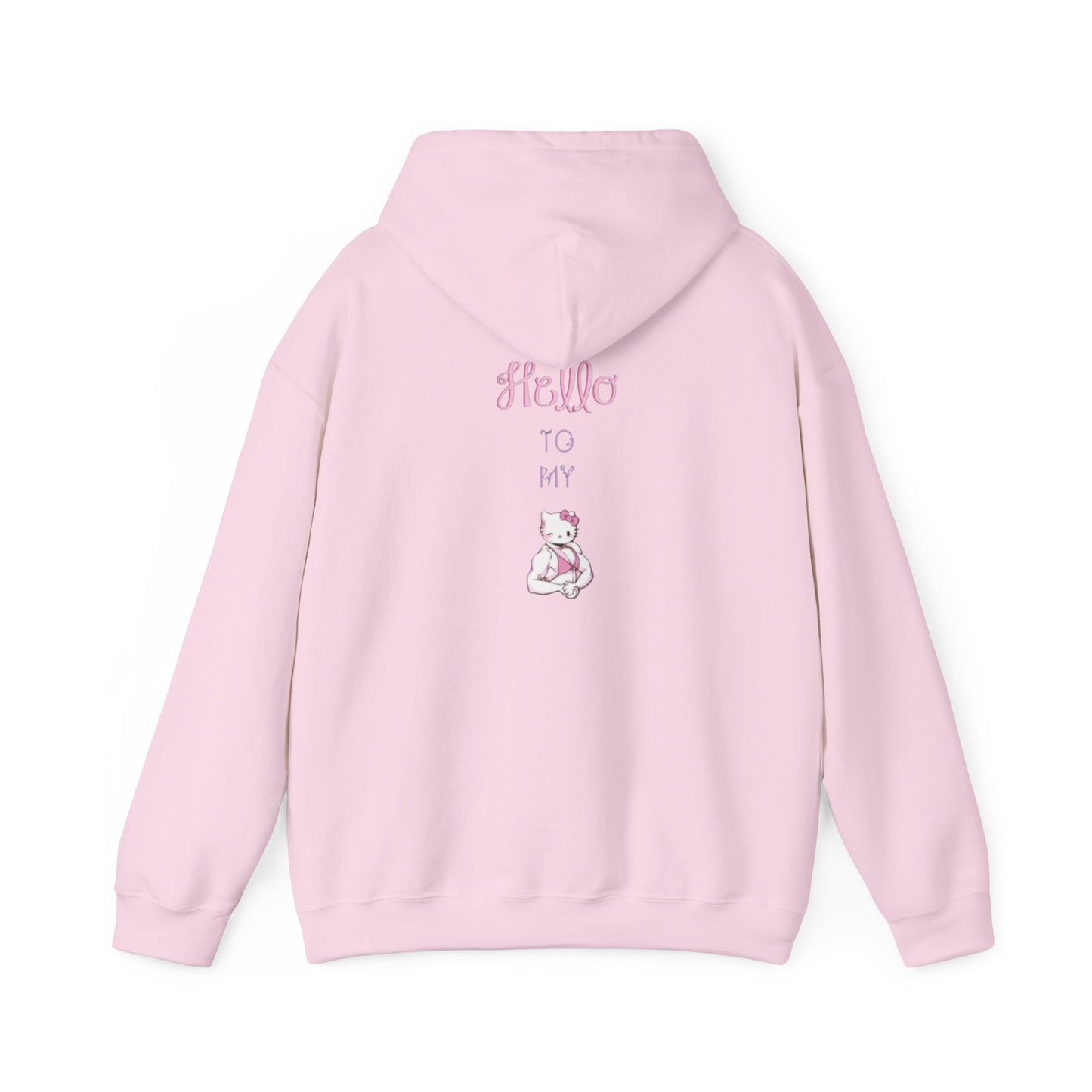 Muscular Hello Kitty Hoodie