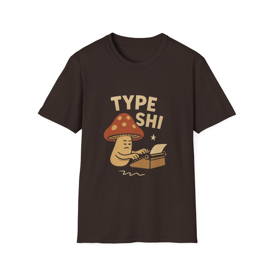 Mushroom Typewriter Tee