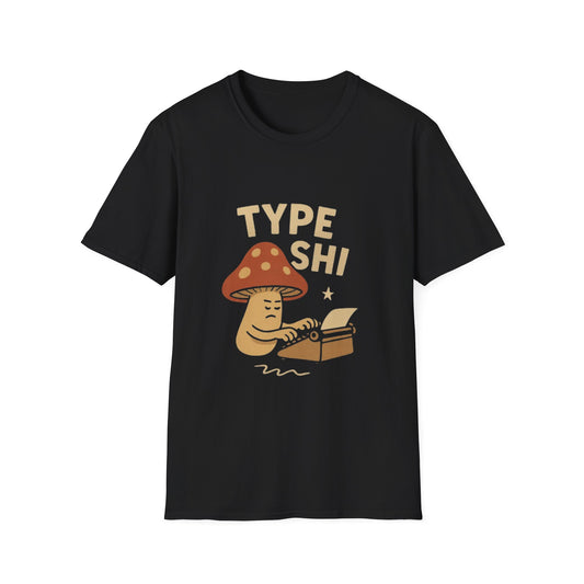 Mushroom Typewriter Tee