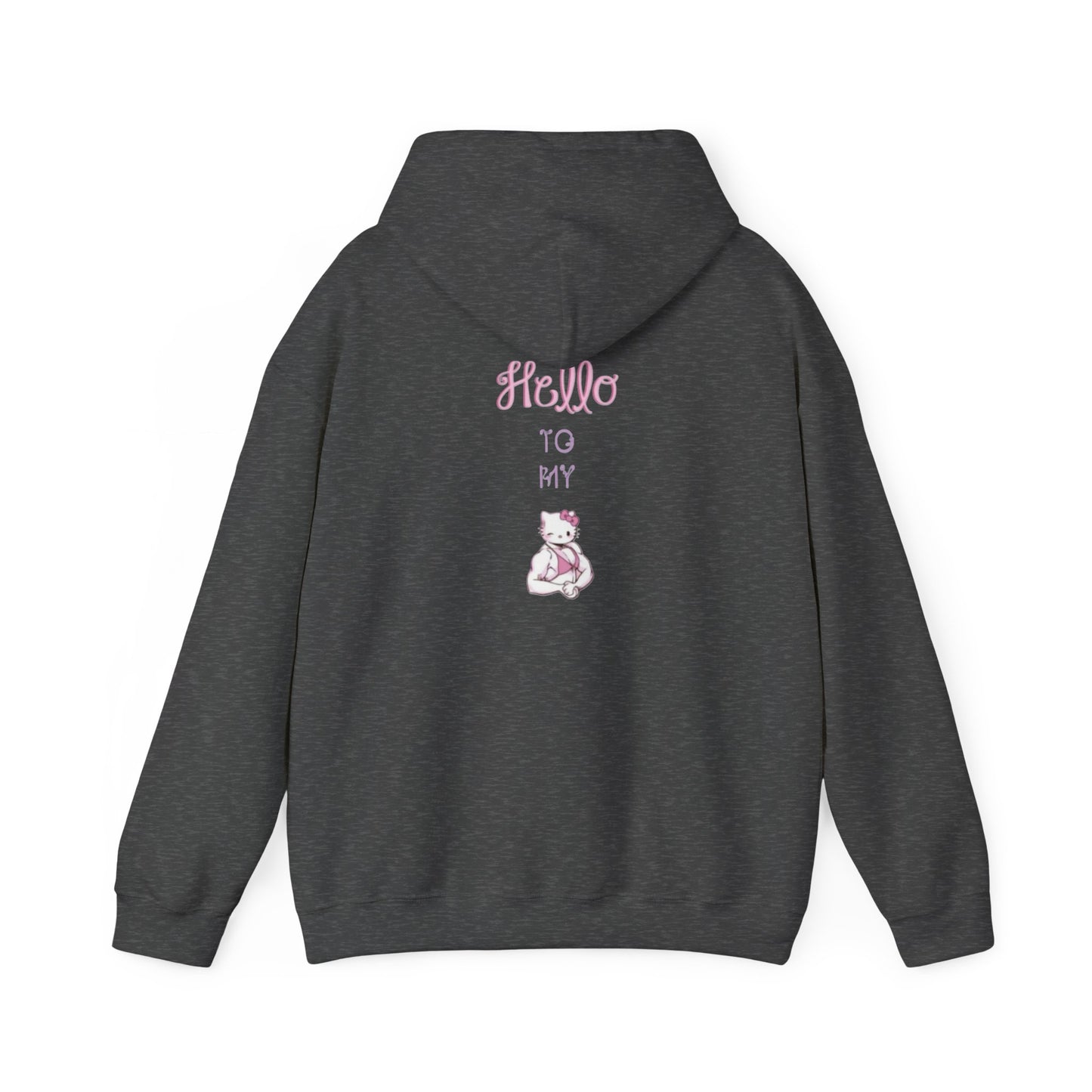 Muscular Hello Kitty Hoodie