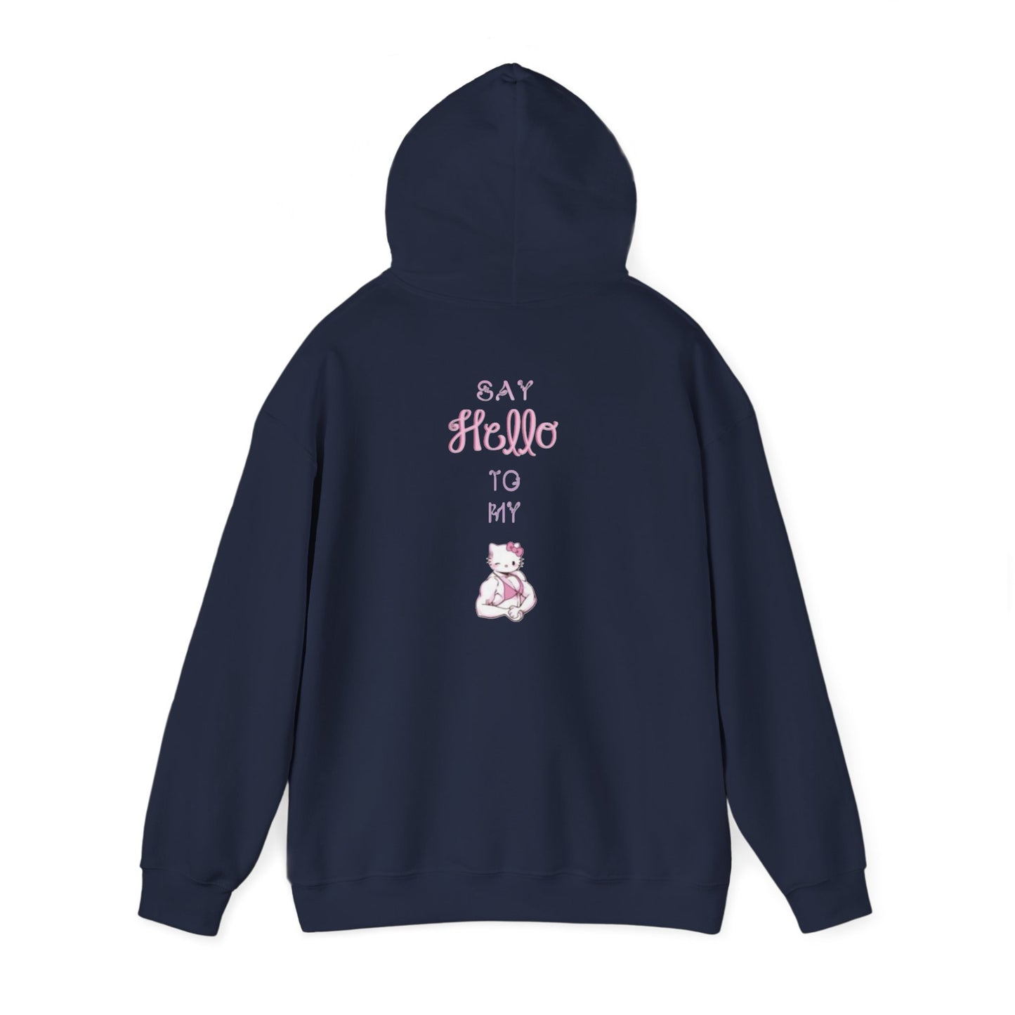 Muscular Hello Kitty Hoodie