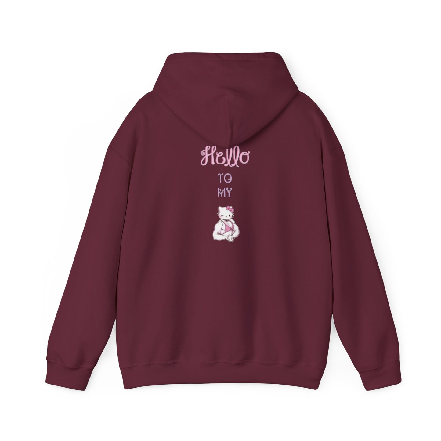 Muscular Hello Kitty Hoodie