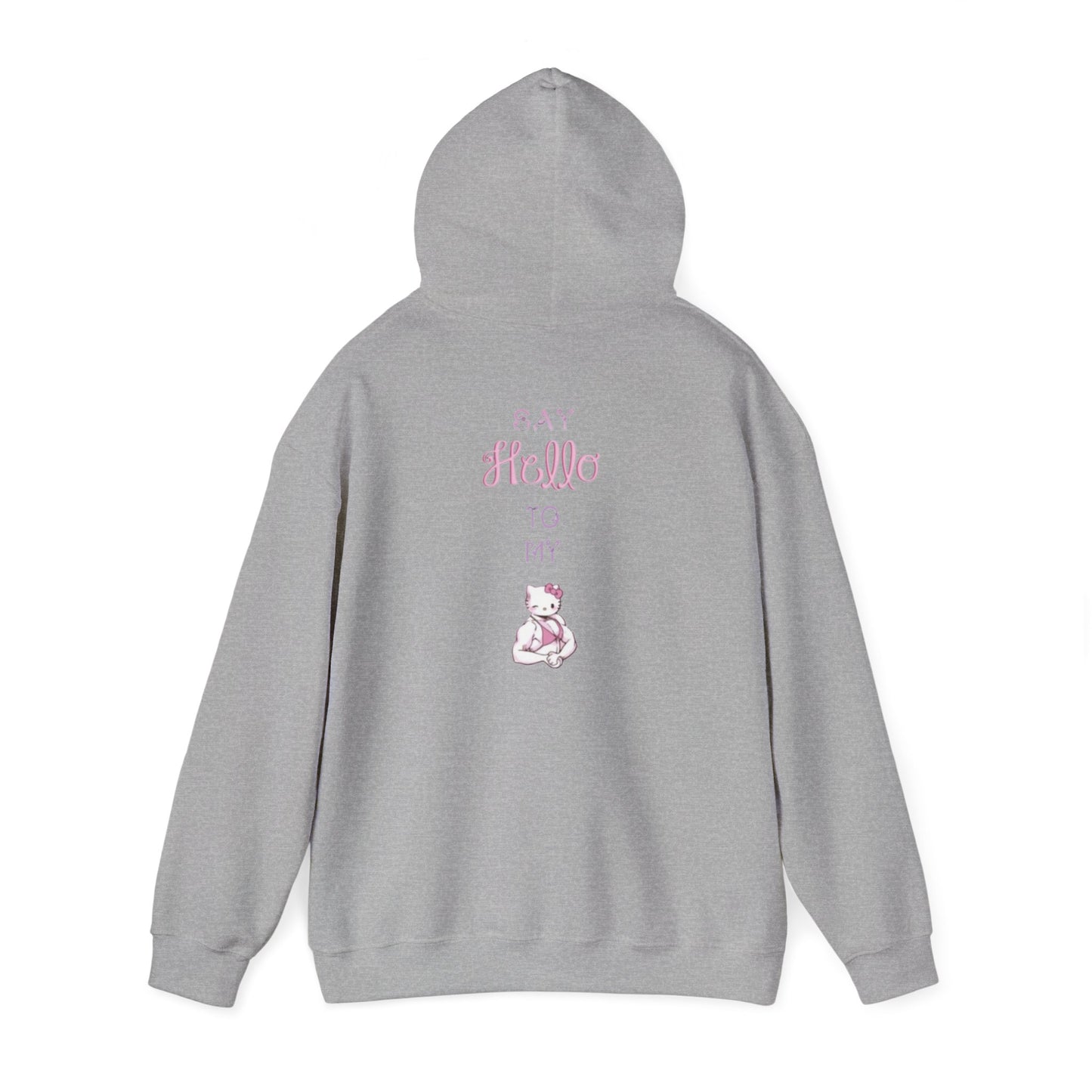 Muscular Hello Kitty Hoodie
