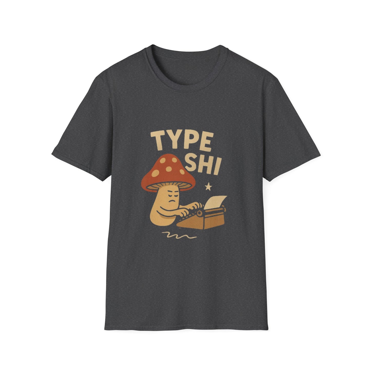 Mushroom Typewriter Tee