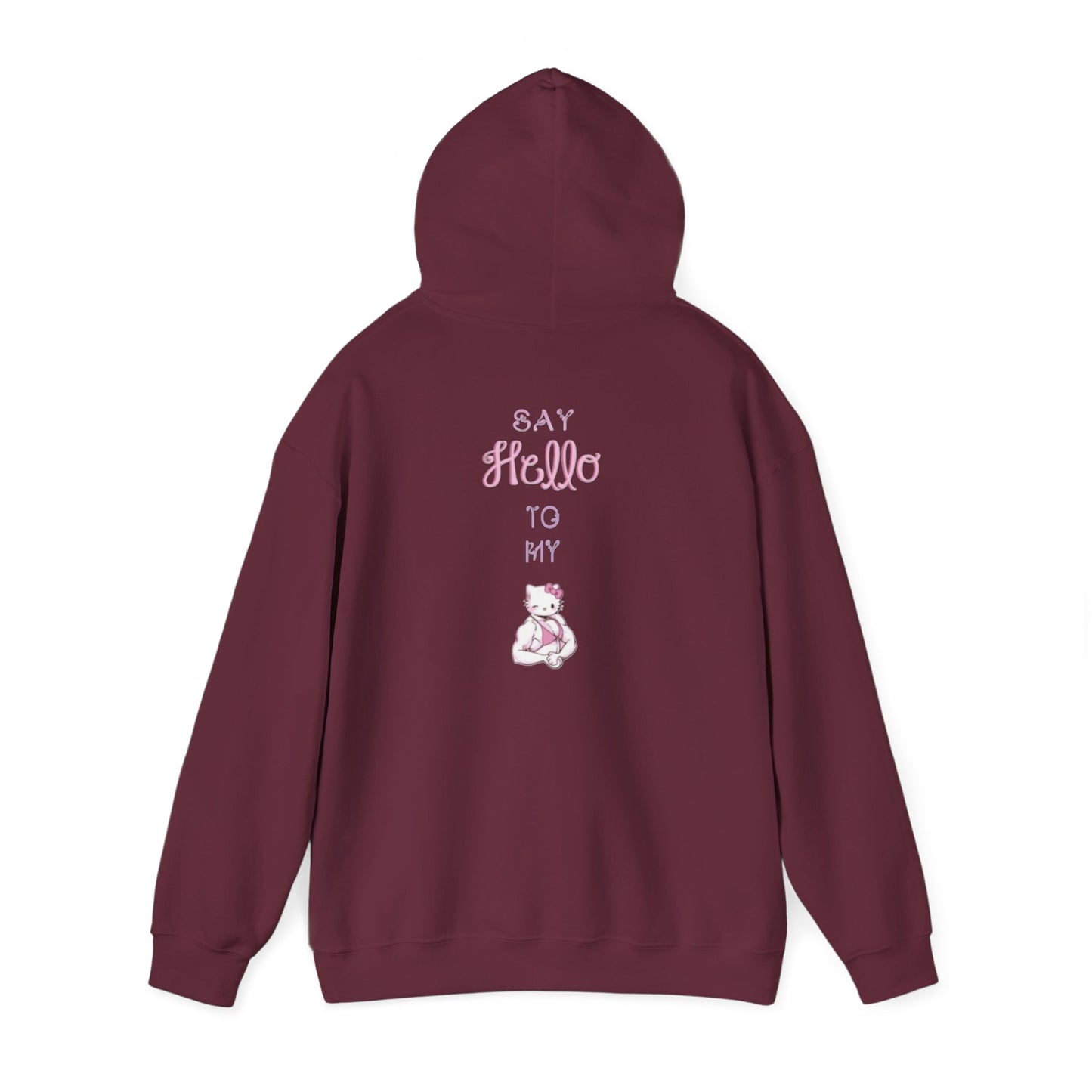 Muscular Hello Kitty Hoodie