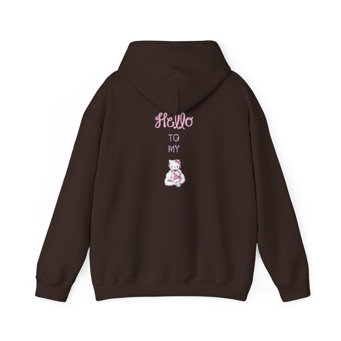 Muscular Hello Kitty Hoodie