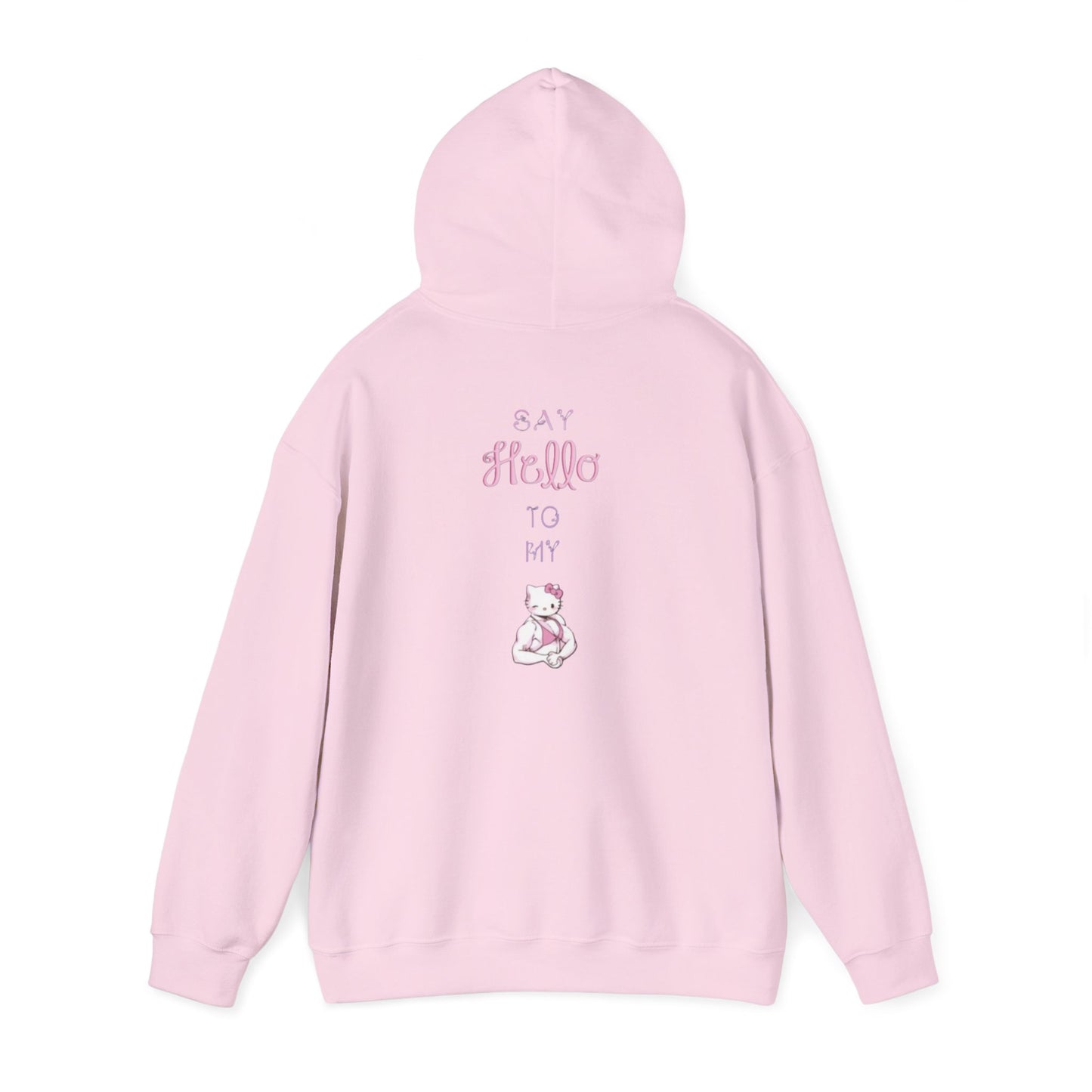 Muscular Hello Kitty Hoodie