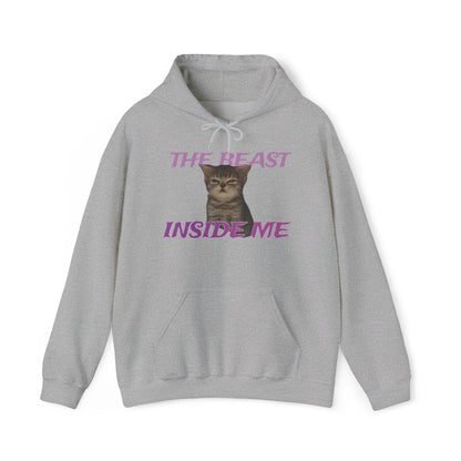 Beast Inside Me Cat Hoodie