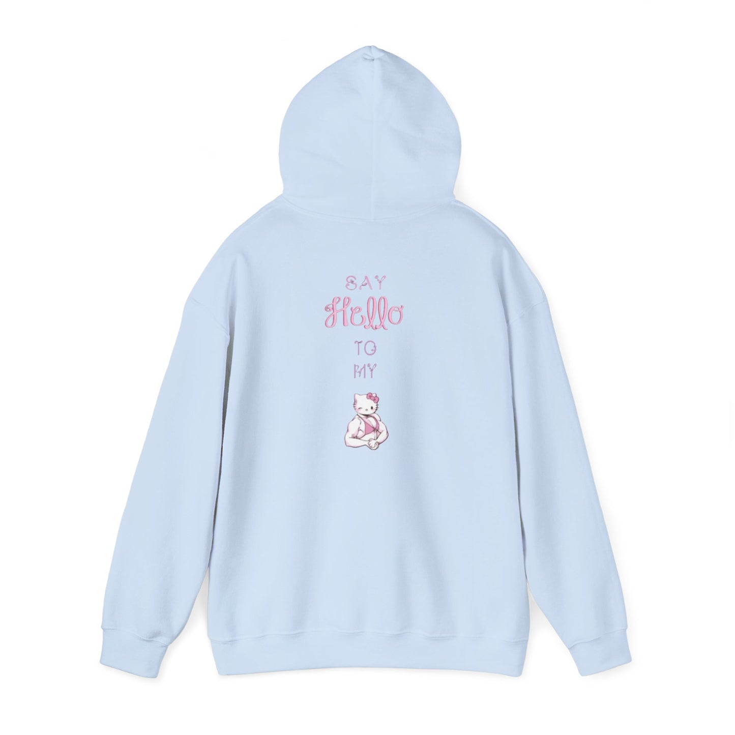 Muscular Hello Kitty Hoodie