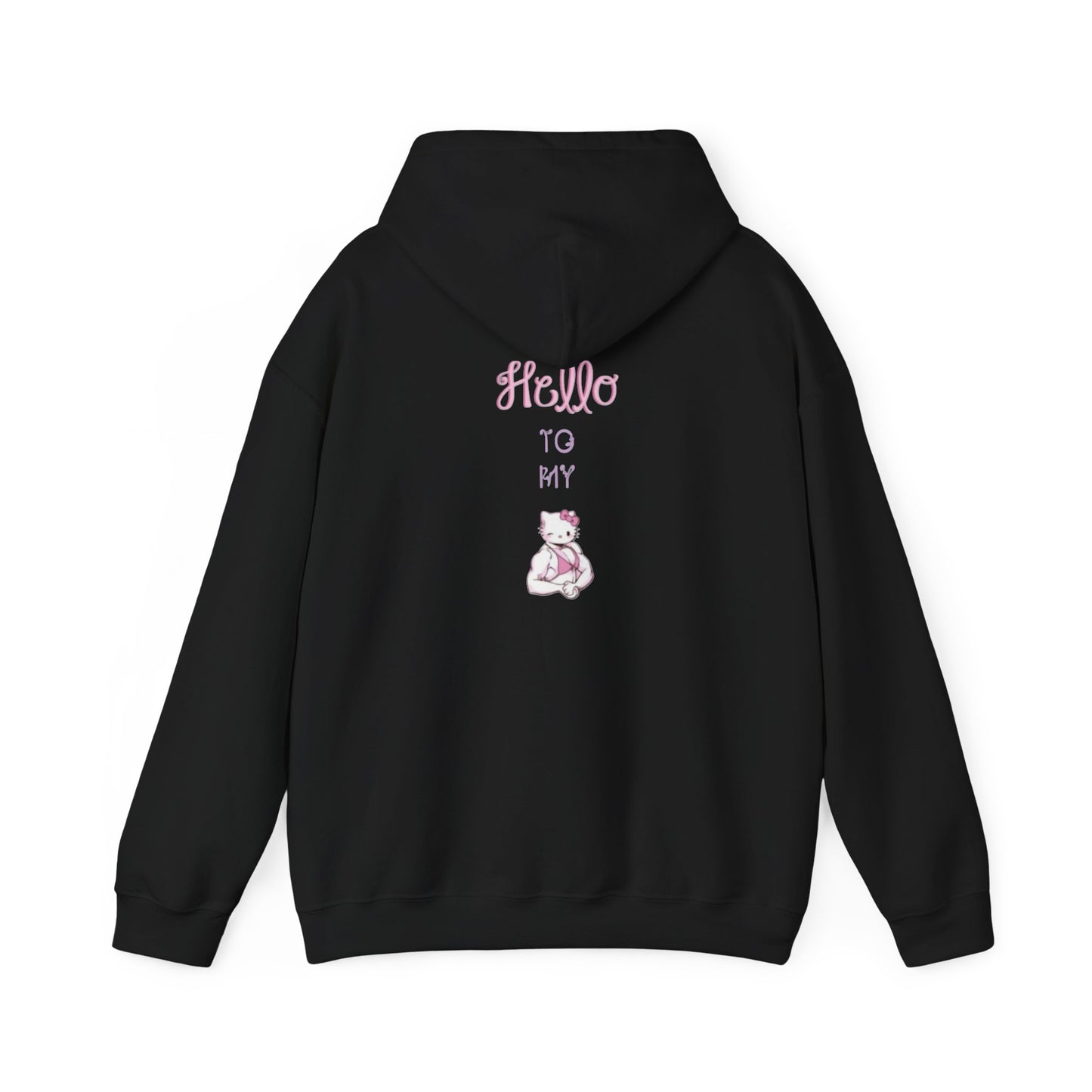 Muscular Hello Kitty Hoodie