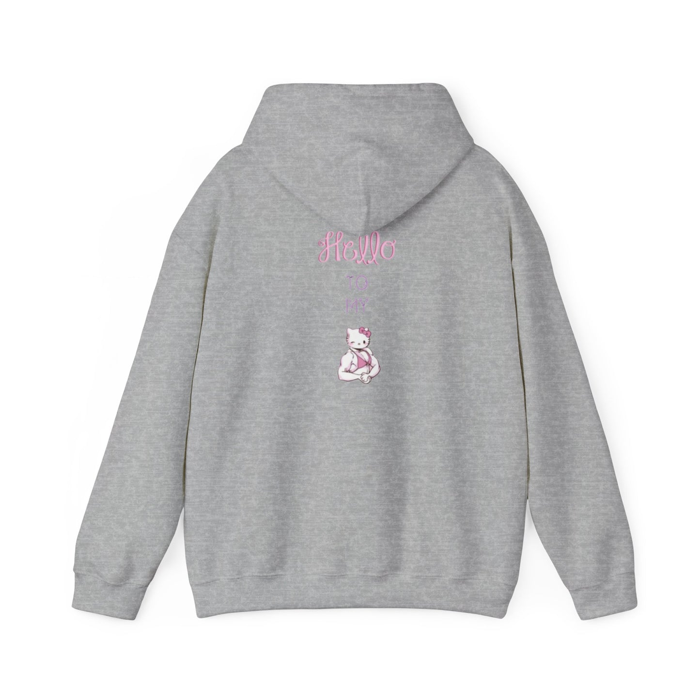 Muscular Hello Kitty Hoodie