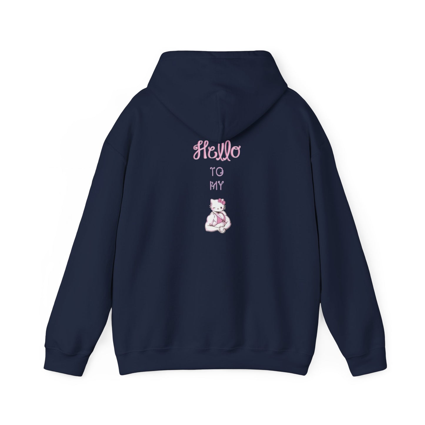 Muscular Hello Kitty Hoodie
