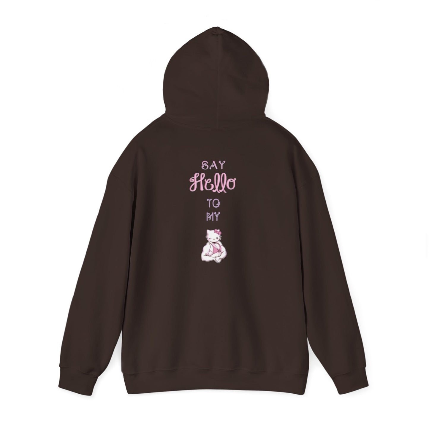 Muscular Hello Kitty Hoodie