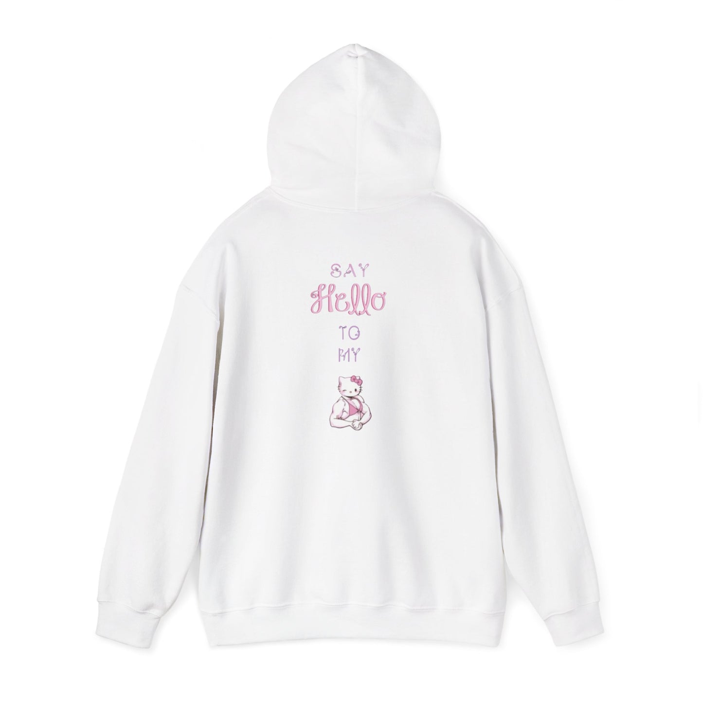 Muscular Hello Kitty Hoodie
